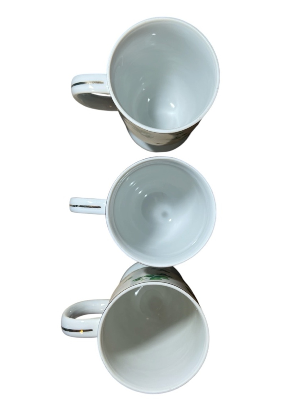 Vintage Lefton China Irish Coffee Cup Mugs Pedestal Set of 3  St. Patrick’s Day - Picture 7 of 15